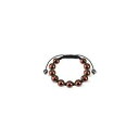 【送料無料】ジュエリー アクセサリー コーヒービーズシャンバラブレスレットbracelet shamballa avec billes perles cafe