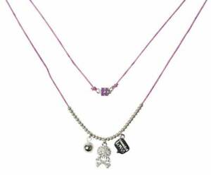 【送料無料】ジュエリー・アクセサリー キミドールネックレスイブエルコードジュエルティーンファンシーkimmidoll love collier eve elle cordon violet bijou ado fantaisie