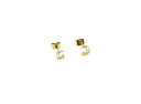 【送料無料】ジュエリー・アクセサリー ムーンイヤリングスターコンターゴールデンスチールbo1217f boucles doreilles lune et etoile contour acier dore