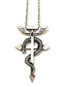 【送料無料】ジュエリー アクセサリー コリアーシンボルエドワードエルリックマンガクロスヘビfullmetal alchemist collier symbole alchemy edward elric manga croix serpent