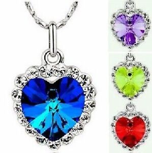 【送料無料】ジュエリー・アクセサリー ハートチェーンコリアーコートシルバーカラータイタニックストラスストラスチェーンストラスc?ur chaine collie...