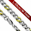 【送料無料】ジュエリー・アクセサリー キューバステンレスリンクチェーンピンクl59cm w7mm ?chaine a maillons cubains en acier inoxydable avec fermoir a pinc(4)