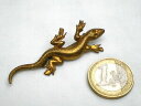 【送料無料】ジュエリー・アクセサリー ファンシーブラスレザードブローチancienne broche fantaisie lezard en laiton(4)