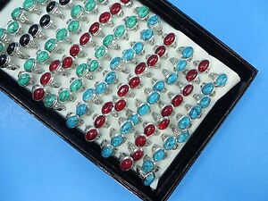 【送料無料】ジュエリー アクセサリー リングターコイズジュエリーリングファッションリング20 rings whole turquoise jewelry gemstone ring fashion ring