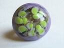 【送料無料】ジュエリー・アクセサリー アーティストブローチガラスリングbague en verre artisanal violet parme file au chalumeau par une artiste fileuse