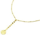 【送料無料】ジュエリー アクセサリー チェーンネックレスボールペンダントサークルアシエハンマーメダルcc3368e collier chaine billes pendentif y cercles et medaille martelee acie