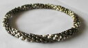 【送料無料】ジュエリー・アクセサリー ブレスレットヴィンテージゴールドbracelet rigide bijou vintage cuivre torsade petites perles or noir blanche 37(4)