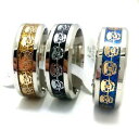 【送料無料】ジュエリー・アクセサリー ミックスファッションステンレスリングゴシックジュエリー25 mix skull men women fashion stainless steel ring gothic jewelry whole(4)
