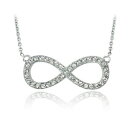 【送料無料】ジュエリー・アクセサリー スワロフスキーコリアーインフィニティインチインブラスswarovski collier infinity, 18 en l...