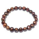 【送料無料】ジュエリー・アクセサリー トックパールブレスレットtoc teinte marron de culture perle bracelet 178cm