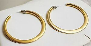 【送料無料】ジュエリー・アクセサリー ビジューヴィンテージブークルズオブクレオールメタルbijoux vintage boucles doreilles semi creoles 58 cm metal couleur or g8