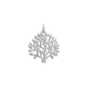 ジュエリー・アクセサリー シルバーペンダントローディエツリーオブライフpendentif argent 925 rhodie arbre de vie 20mm