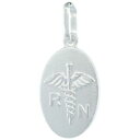 ジュエリー・アクセサリー シルバースターリングメディカルレジスタイタリアナースペンダントargent sterling medicale rn register infirmiere italien pendentif