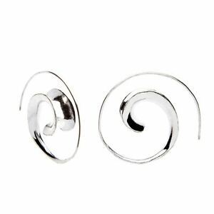 【送料無料】ジュエリー アクセサリー ライトントンシルバースパイラルジプシーイヤリング81stgeneration femmes laiton ton argent spirale gitan boucles doreilles