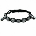【送料無料】ジュエリー・アクセサリー アーギルディスコボールブレスレットbracelet avec 7 perles argil disco ball pavees et cz
