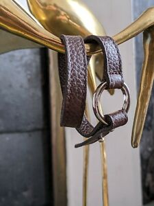 【送料無料】ジュエリー・アクセサリー ダゲブラウンレザーブレスレットdaguet brown leather bracelet s bnwot