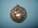 【送料無料】ジュエリー・アクセサリー シルバーメタルヴィンテージマーキーズペンダントpendentif vintage marquise en metal argente(4)
