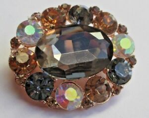 【送料無料】ジュエリー・アクセサリー ヴィンテージブローチピンクカボションbroche bijou vintage couleur or rose cristaux et cabochon cristaux resine 1695