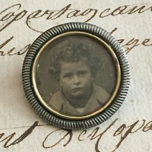 ジュエリー・アクセサリー ドアブローチフランスブローチガールbroche ancienne porte photo 1920 photo de fillette antique french brooch