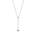 【送料無料】ジュエリー・アクセサリー シックファッションチゼルボールシルバーネックレスcollier en argent massif 9251000 en y boules ciselees chic et mode