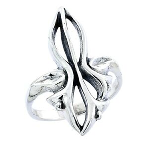 【送料無料】ジュエリー・アクセサリー シルバースターリングケルトトライバルパターンリングargent sterling celtique tribal motif bague