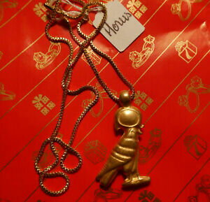 【送料無料】ジュエリー・アクセサリー ホルスエジプトペンダントゴールドプレートチェーンpendentif e..