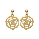 【送料無料】ジュエリー・アクセサリー シックフィリグリーディングイヤリングboucles doreilles pendantes en plaque or fleurs en filigrane chic neuf stk