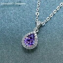 【送料無料】ジュエリー・アクセサリー スワロフスキーペンダントチェーンネックレスRエレメンツトップcollier chaine pendentif goutte deau swarovskiR elements top qualite violet