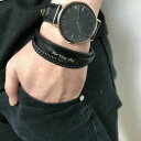 【送料無料】ジュエリー アクセサリー エルキングカップルブラックブレスレットpour lui reine et elle king couple bracelets noir tresse veritable cuir amour