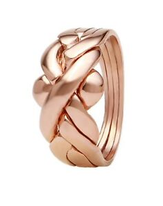 楽天hokushin【送料無料】ジュエリー・アクセサリー パズルリングメッキブロンズサイズノットリングexp delivery puzzle knot men women ring gold plated 4 bronze all size knott ring