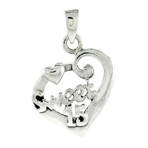 【送料無料】ジュエリー・アクセサリー シルバースターリングキンセアネラスウィートハートペンダントブレロックイタリアargent sterling quinceanera sucre 15 coeur pendentif breloque,18 italie 【送料無料】ジュエリー・アクセサリー シルバースターリングキンセアネラスウィートハートペンダントブレロックイタリアargent sterling quinceanera sucre 15 coeur pendentif breloque,18 italie