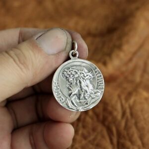 【送料無料】ジュエリー・アクセサリー スターリングシルバーヴァージンメアリーマドンナイエスキリストチャーム925 sterling silver virgin mary madonna jesus christ charms pendant gift ta97d