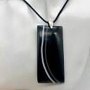 【送料無料】ジュエリー・アクセサリー サルドニックスアゲートシルバースターリングペンダントブラックsardonyx agate amp; argent sterling pendentif 65x30x5mm noir rectangle