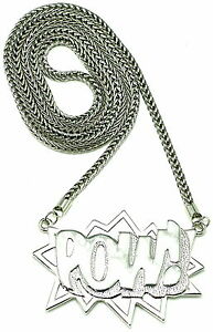 【送料無料】ジュエリー・アクセサリー フランコチェーンネックレスメタルペンダントprisonnier de guerre collier neuf metal pendentif avec 914cm long franco chaine(4)