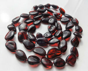 【送料無料】ジュエリー・アクセサリー ラブリーナチュラルチェリーバルトアンバーネックレスセンチイ..