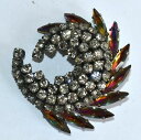 【送料無料】ジュエリー・アクセサリー クリスタルブローチbroche ancienne cristaux blanc et multicolore(4)