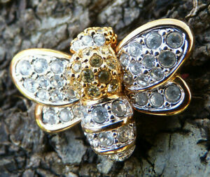 ジュエリー・アクセサリー スワロフスキーブローチbroche magnifique veritable swarovski