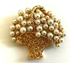 【送料無料】ジュエリー・アクセサリー ブローパールブローチブローチピンノイフブロパニエbroche panier de fleur perle flower basket brooch pin etat neuf 4,4cm 【送料無料】ジュエリー・アクセサリー ブローパールブローチブローチピンノイフブロパニエbroche panier de fleur perle flower basket brooch pin etat neuf 4,4cm