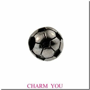 ̵ۥ奨꡼꡼ ȥӡ󥰥Сåܡӡauthentic trollbeads sterling silver 11519 soccer balls bead