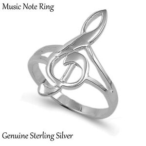 【送料無料】ジュエリー・アクセサリー キーミュージックノートリアルシルバースターリングサイズリングg clef musique note argent veritable argent sterling taille bague 3 12