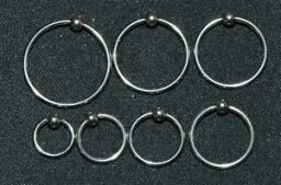 【送料無料】ジュエリー・アクセサリー ロットステンレスキャプティブビードリングwhole lot 100 16g 316l surgical stainless steel captive bead rings