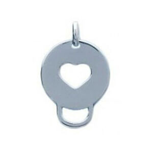【送料無料】ジュエリー・アクセサリー メダルペンダントクールアルジェントブレローグボービジューpendentif medaille coeur attache breloque en argent 925000 neuf beaux bijoux