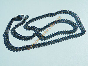 【送料無料】ジュエリー・アクセサリー チェインメイリーグルメプレートスチールcollier chaine maille gourmette plate acier inox 3,7 mm