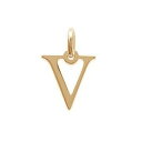 【送料無料】ジュエリー・アクセサリー イニシャルレターメッキゴールドペンダントナインpendentif initiale lettre v plaque or 18ct neuf(4)