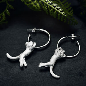 【送料無料】ジュエリー・アクセサリー ゴールドイヤリングboucles doreilles chat en or 18k faites a..