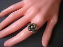 yzWG[EANZT[ Vo[Ooantique 800 bague en argent rose fleur 3,0 g rg 5051