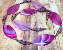 【送料無料】ジュエリー・アクセサリー ローズアゲートパールネックレスcg6562 rose reunis agate perle collier
