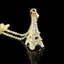 【送料無料】ジュエリー・アクセサリー エッフェルクリスタルスワロフスキーパリフランスハネムーンor 3d tour eiffel avec cristal swarovski paris france lune de miel collier
