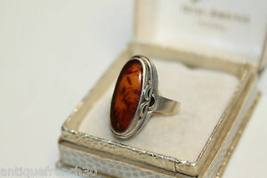 【送料無料】ジュエリー・アクセサリー ソリッドシルバーアンバーリングbelle bague en argent massif et ambre