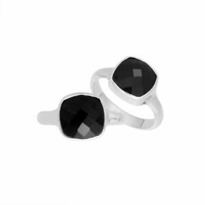 【送料無料】ジュエリー・アクセサリー シルバースターリングクッションシェイプリングオニクスブラックargent sterling coussin forme bague avec onyx noir ar6157ox152cm